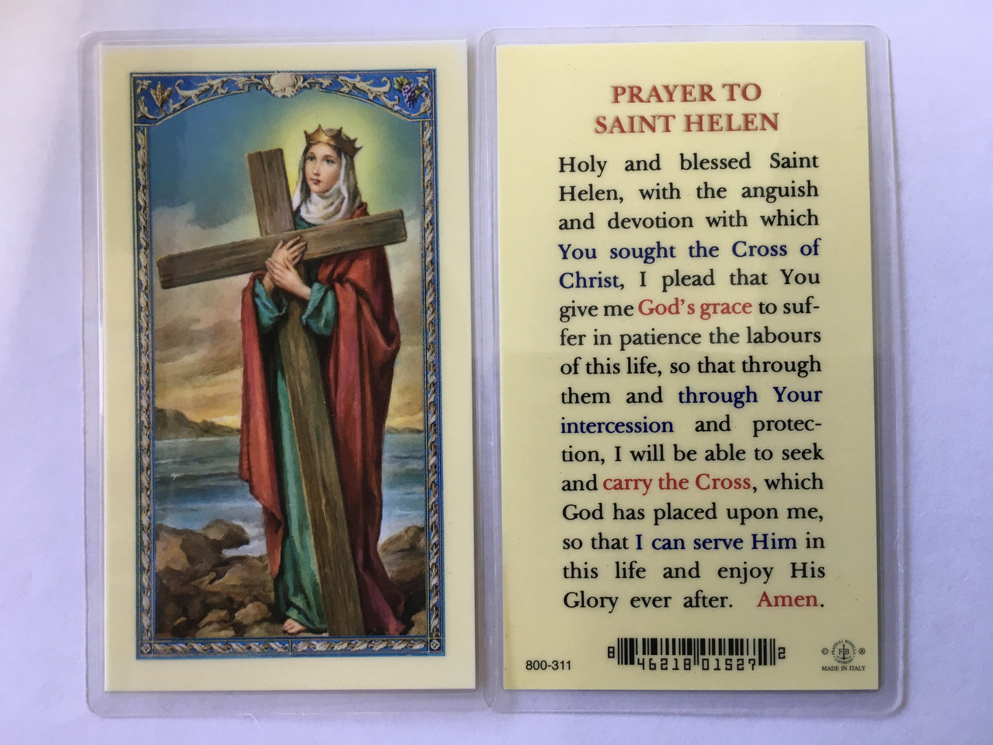 St. Helen - Holy Card