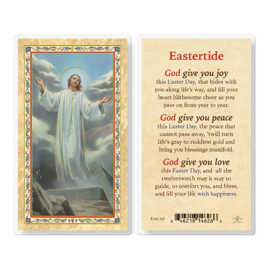 Eastertide Resurrection Holy Card