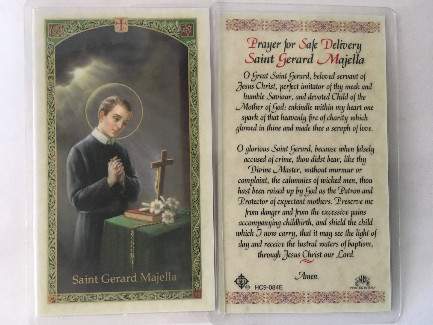 St. Gerard - Holy Card-SFI