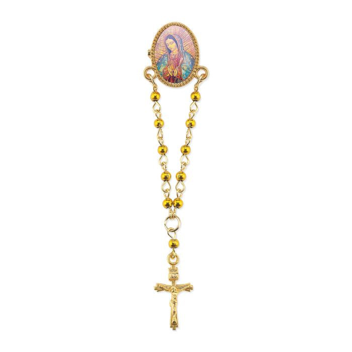 Our Lady of Guadalupe Rosary Pin