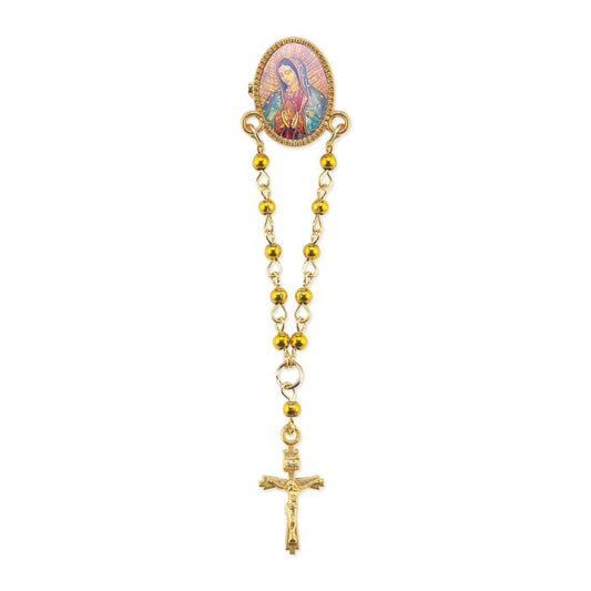 Our Lady of Guadalupe Rosary Pin