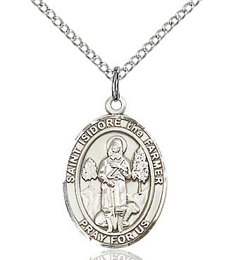 St. Isidore the Farmer Oval Patron Series - Necklace