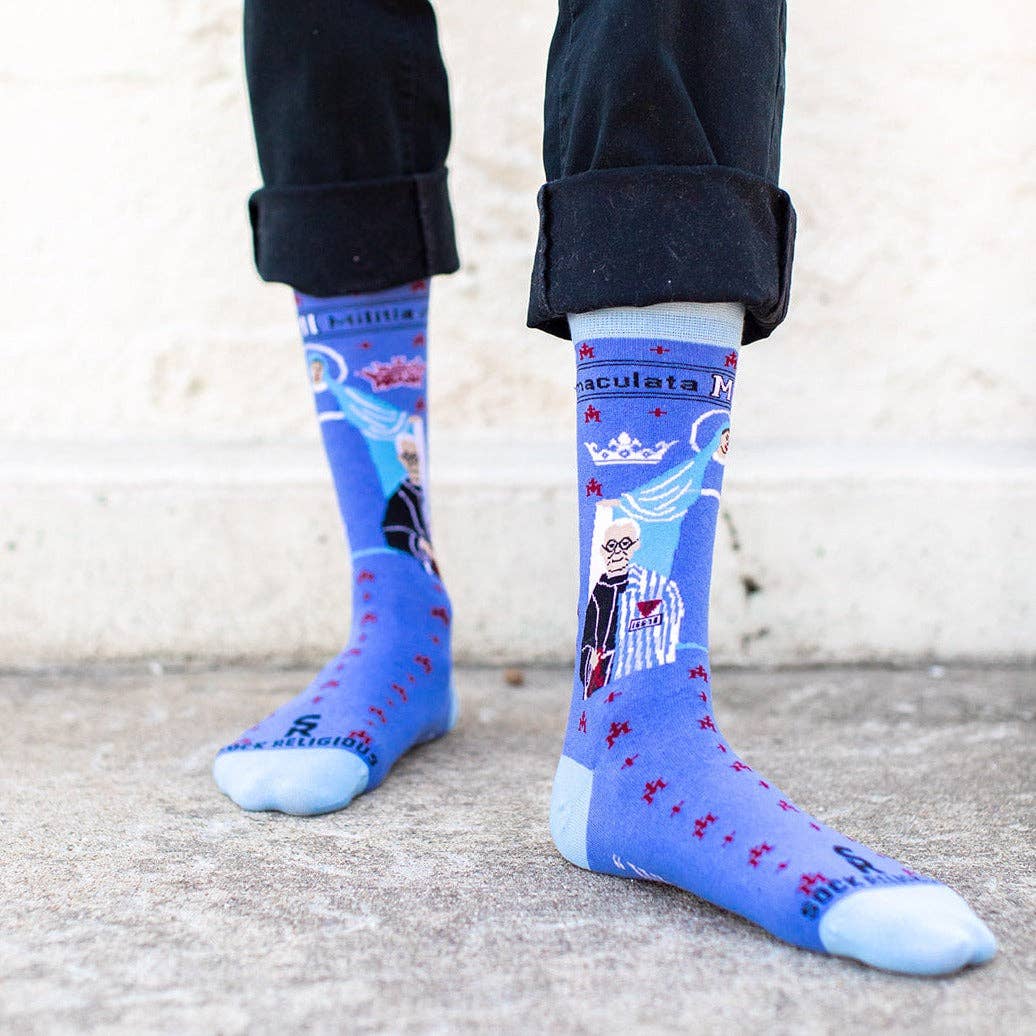 St. Maximilian Kolbe Adult Socks