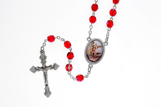 St. Michael Rosary with Photo Center