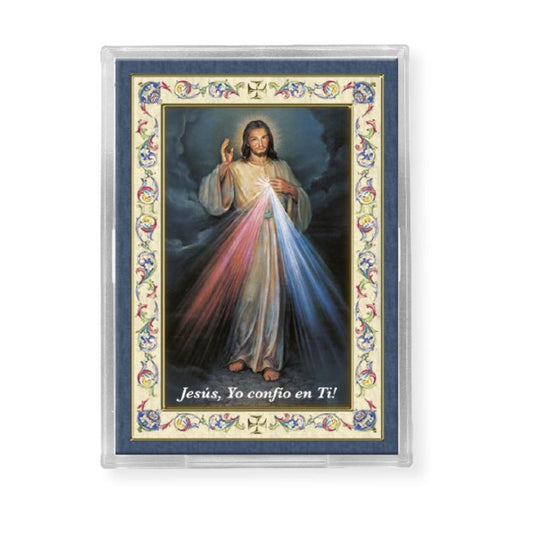 Divine Mercy Standing Plaque And Magnet