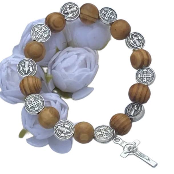 St. Benedict Decade Bracelet - 7"