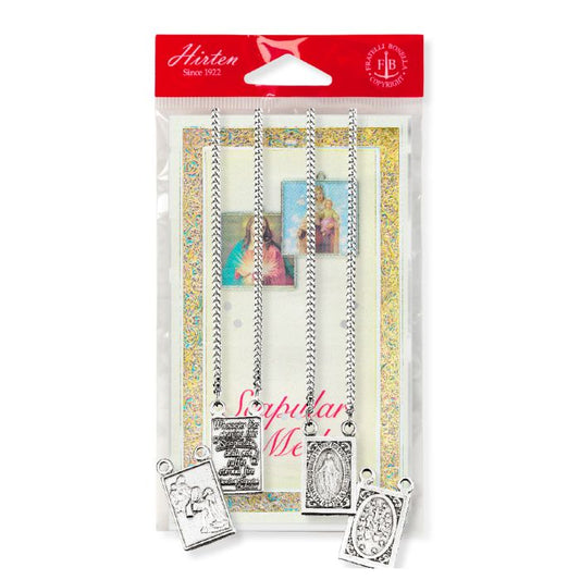 Pewter Scapular Necklace