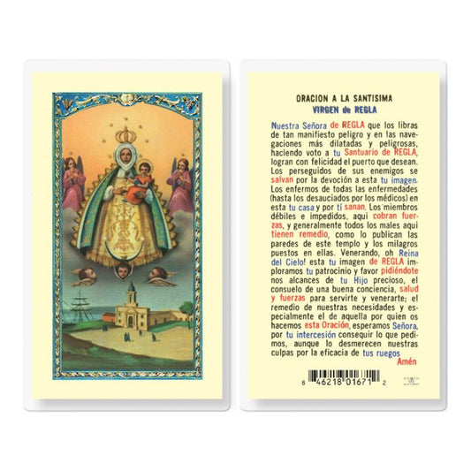 Senora de la Regla Holy Card