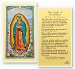 Our Lady of Guadalupe, Mother of The Americas Holy Card