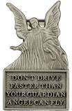 Guardian Angel Visor Clip " Don't drive faster than your angel can fly "