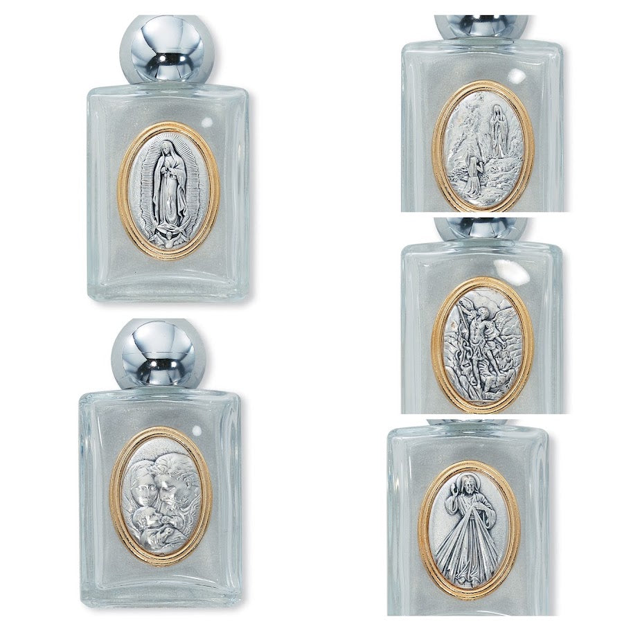 Holy Icon, Glass Holy Water Bottle - 1oz
