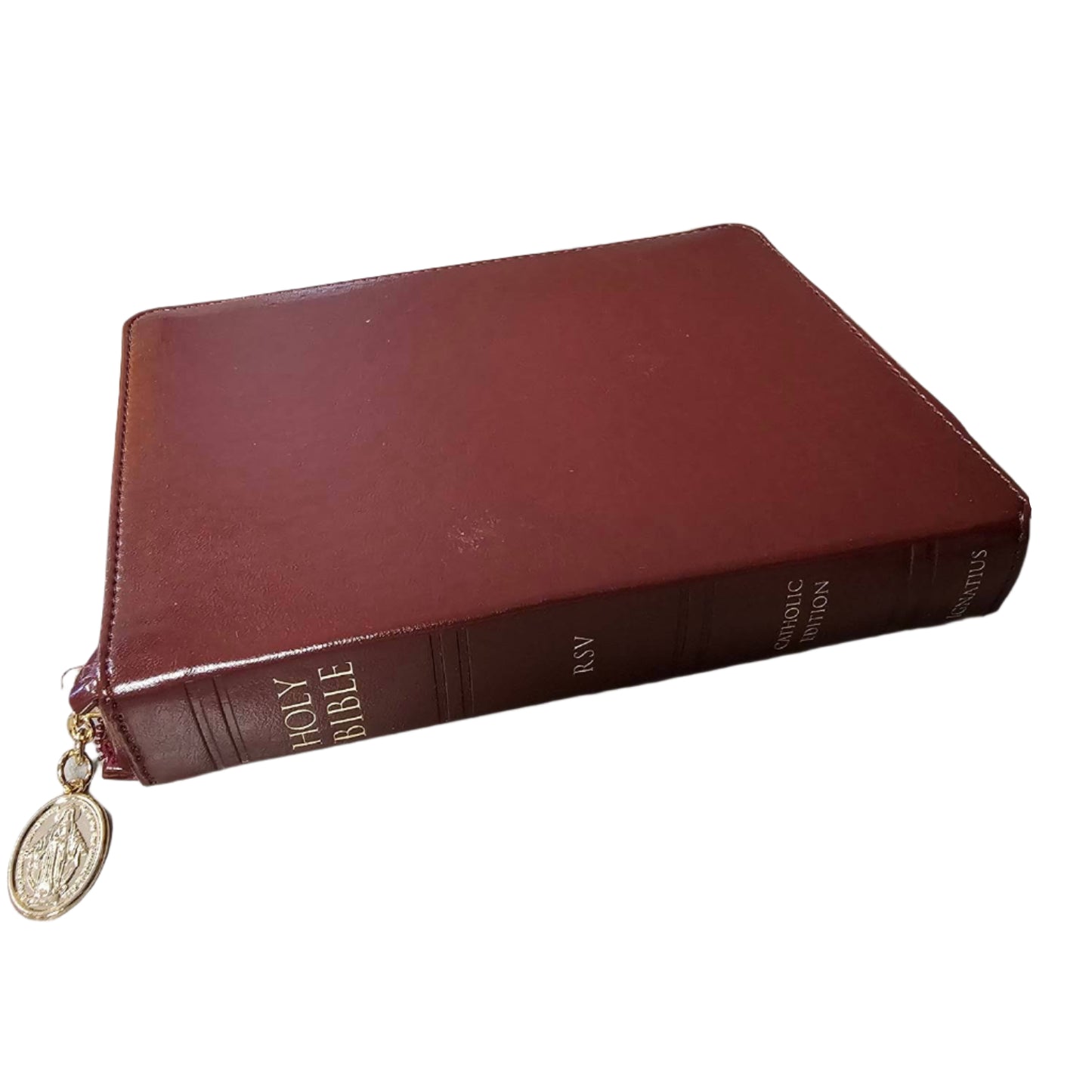 Ignatius Catholic Bible Compact Edition - Burgundy with Zipper (RSV-CE)