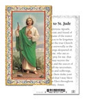 St. Jude holy card in paper