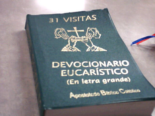 31 Visitas Devocionario Eucaristico - en letra grande