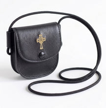 Sheepskin Leather Burse with Cord