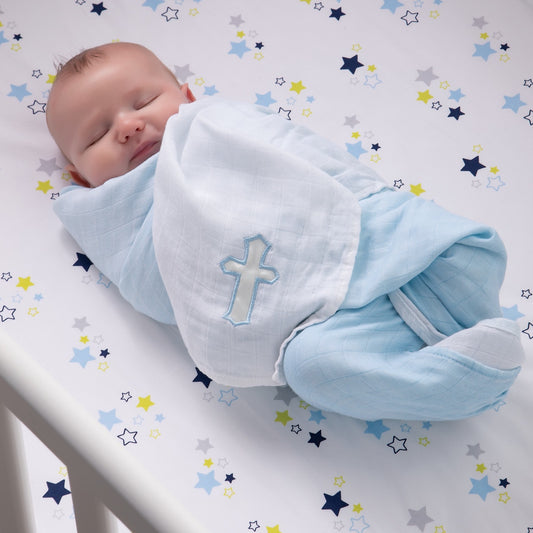 Receiving Blanket (Blue or Pink)