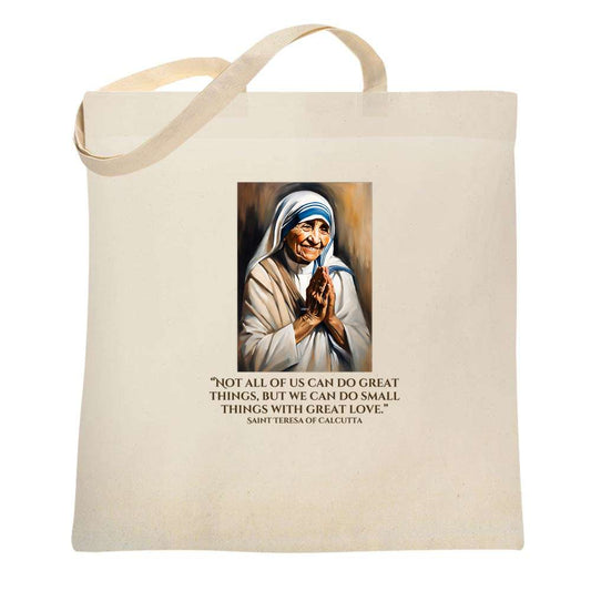 St. Teresa of Calcutta, Great Love - Canvas Tote Bag
