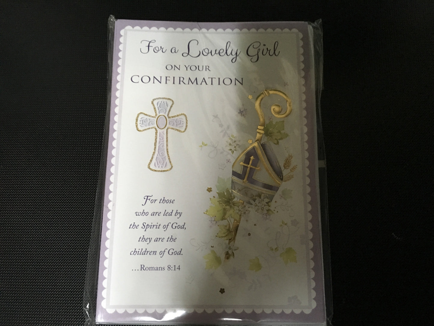 “For a Lovely Girl on your Confirmation” -Card