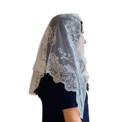 St. Catalina Thomas, Church Veil - WHITE