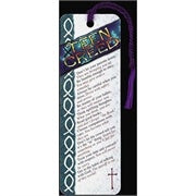 Bookmark with tassel with Teen Creed prayer