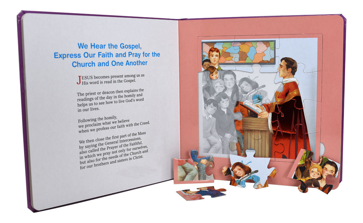 We Go To Mass (Puzzle Book), Book Contains 5 Exciting Jigsaw Puzzles