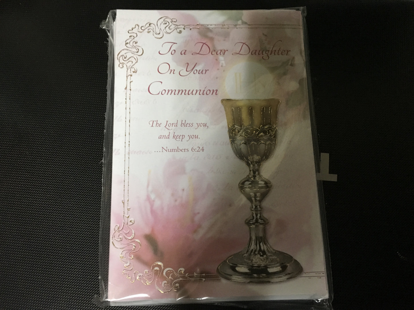 “To a Dear Daughter On Your Communion” - Card