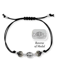 St. Benedict Cord Bracelet with Jubilee Medal