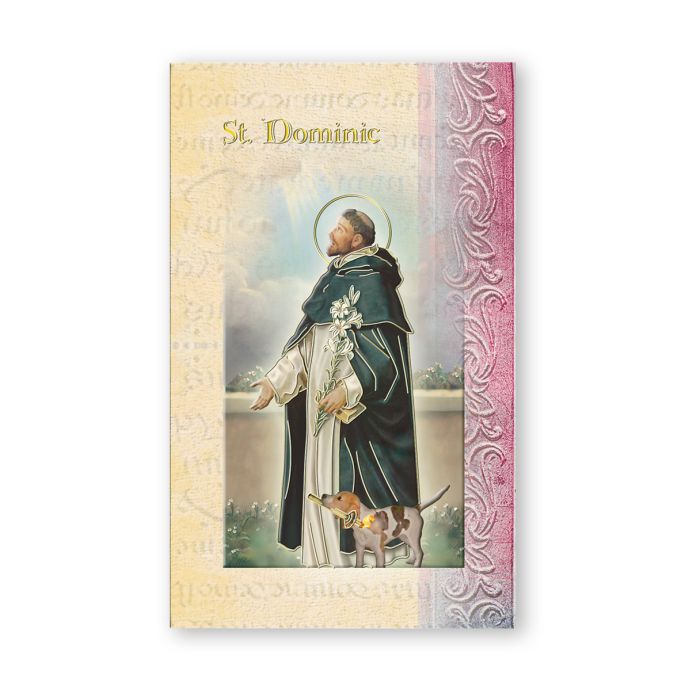 St. Dominic, Biography & Prayer Folder