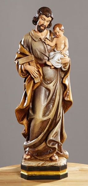 Saint Joseph and Child - 12" Statue