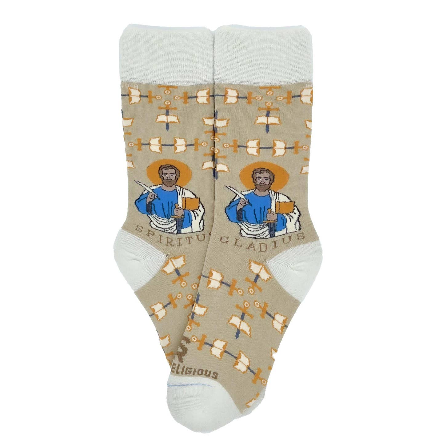Religious Themed Socks, Kids-Adult Size (Many Variants)