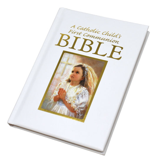 A CATHOLIC CHILD'S FIRST COMMUNION BIBLE-GIRL