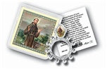 ST.FRANCIS ROSARY RING AND PRAYER CARD