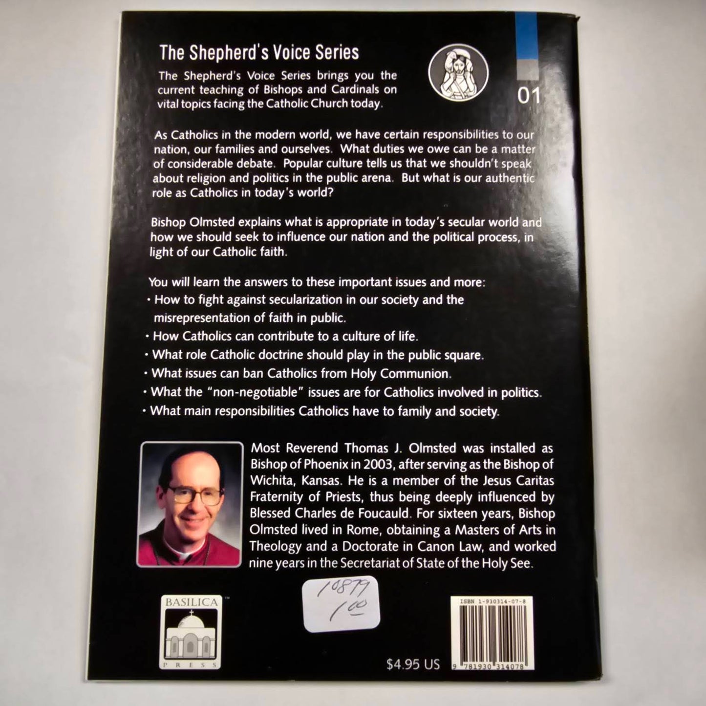 USED: Catholics in the Public Square - by Most Reverend Thomas J. Olmsted