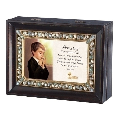 First Holy Communion Music Box and Keepsake For Boy