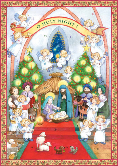 Mini Advent Calendar Greeting Cards - Assorted Styles