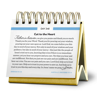 Bible in a Year Perpetual Desk Calendar - 365