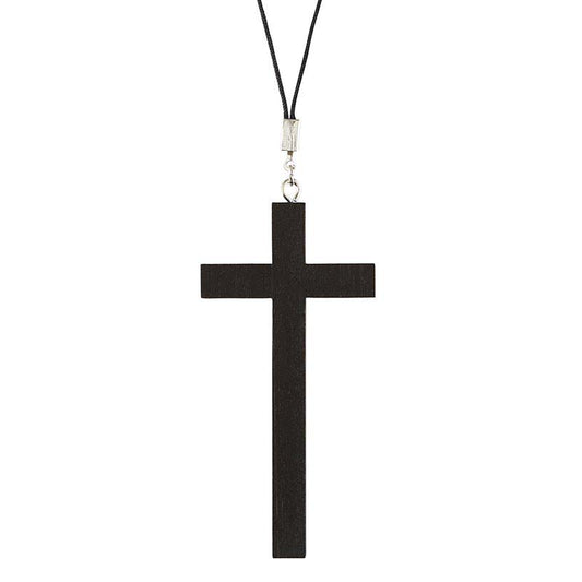 3 1/2 inch Cross on Cord Necklace