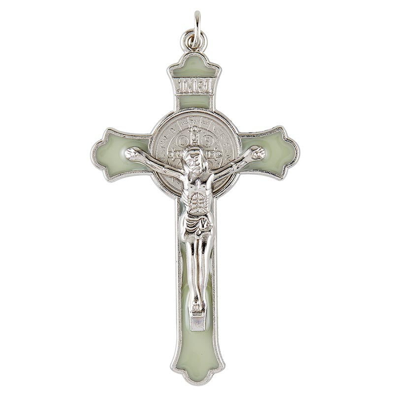 Luminous St Benedict Crucifix