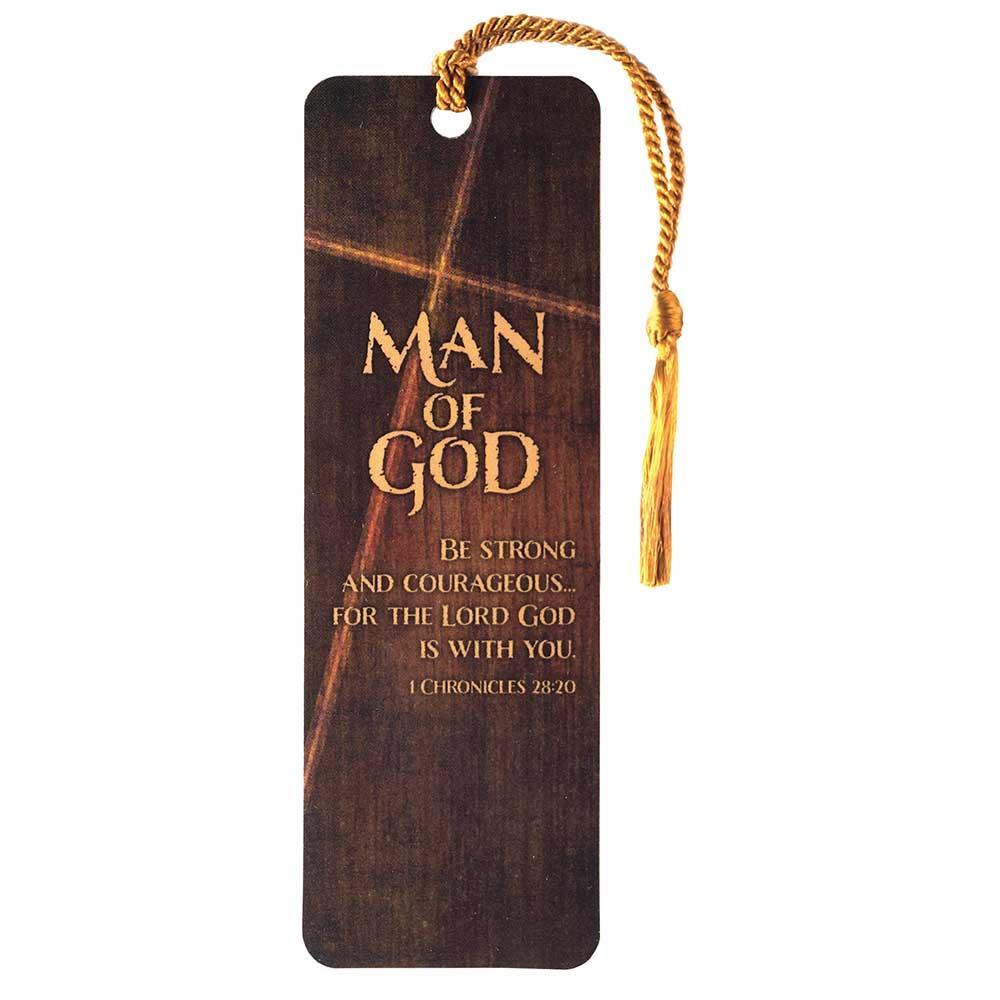 Man of God Bookmark with Tassel