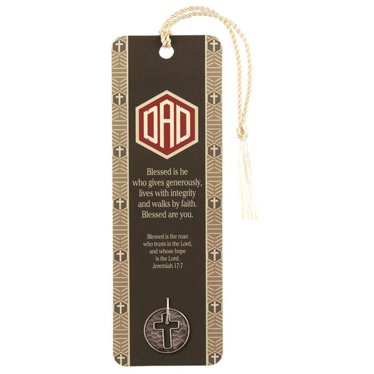 Dad Bookmark with Pocket Coin