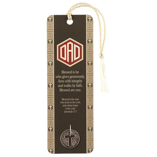 Dad Bookmark with Pocket Coin