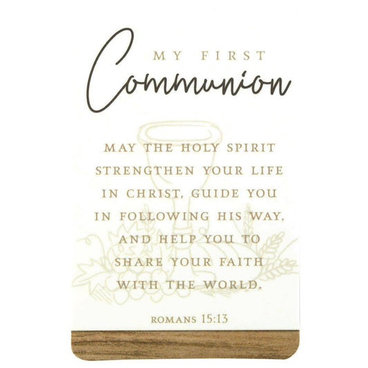 My First Communion Prayer Gift Card