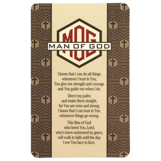 Man of God Prayer Gift Card