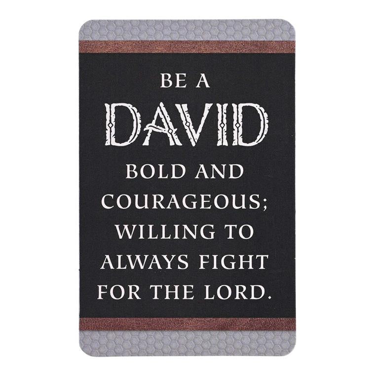 Be a David Prayer Card