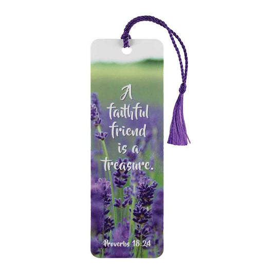 " A Faithful Friend Is A Treasure " Bookmark