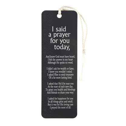 " I Said A Prayer For You Today " Bookmark with Tassel