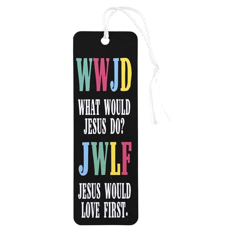 WWJD JWLF Bookmark with Tassel