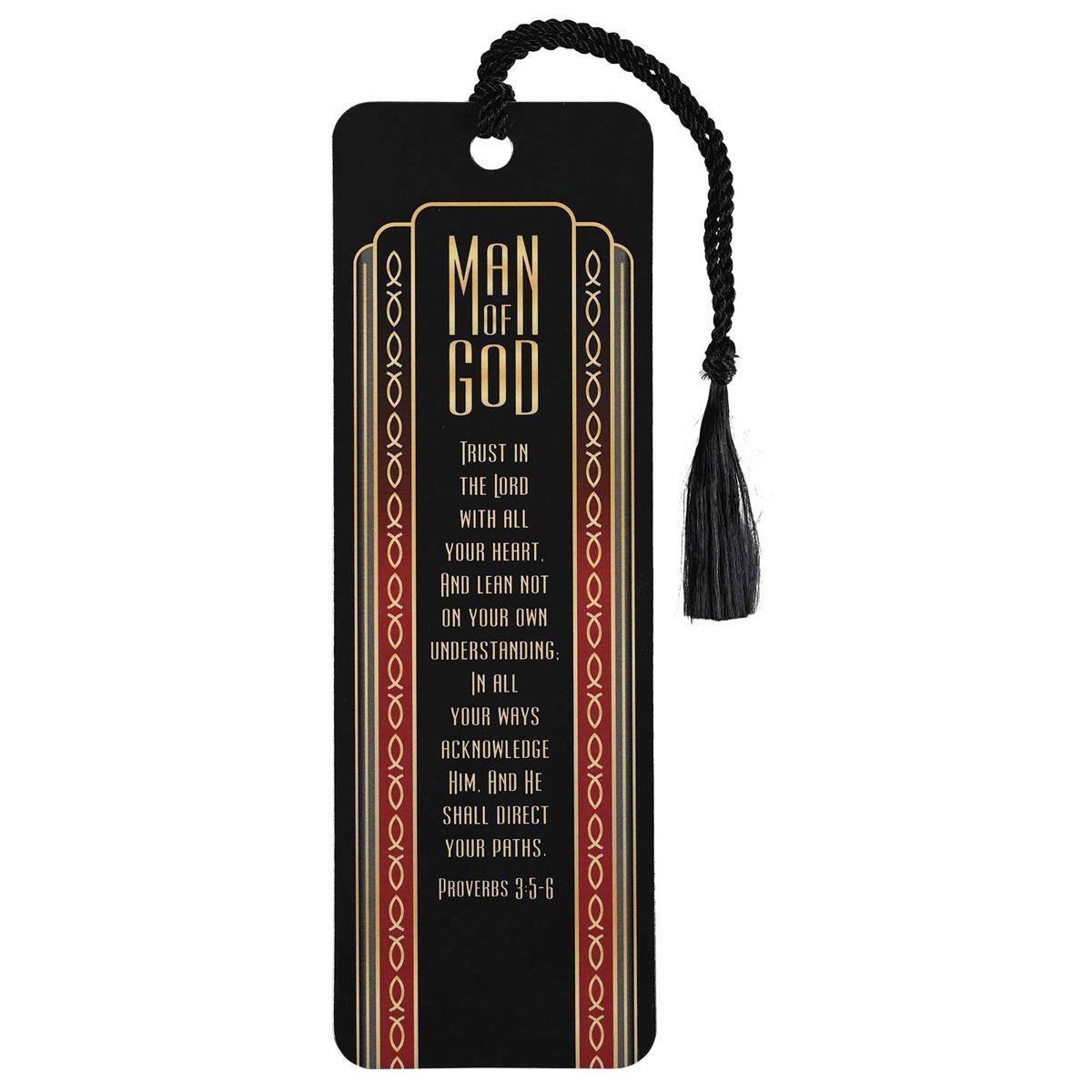 Man of God Bookmark with Tassel