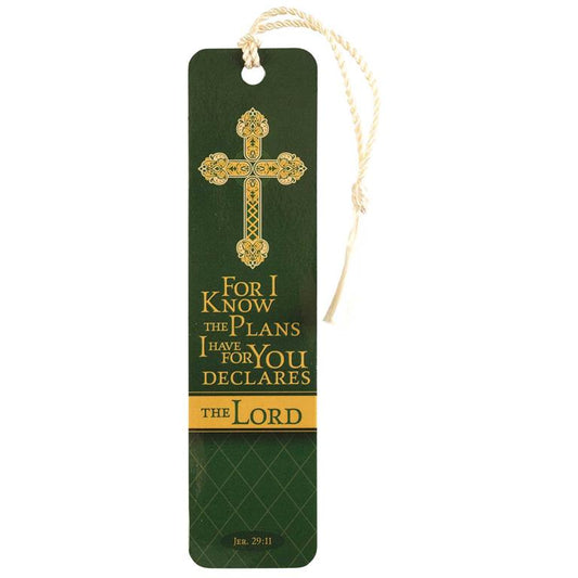 " For I Know The Plans I Have For You " Bookmark with Tassel