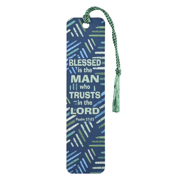 "Blessed Is The Man Who Trusts In The Lord" Bookmark with Tassel